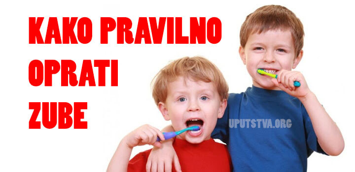 Ne znamo oprati zube?