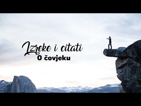 citati o čovjeku