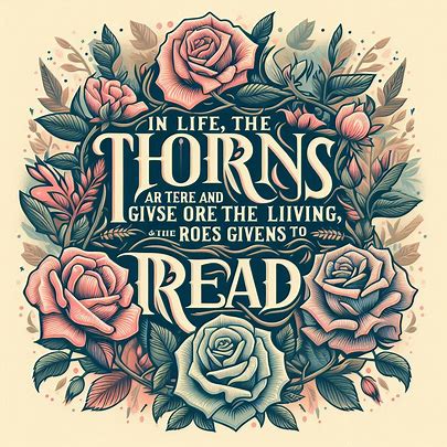 Eto, u životu je, na žalost, tako: trnje dobijaju živi, a ruže mrtvi