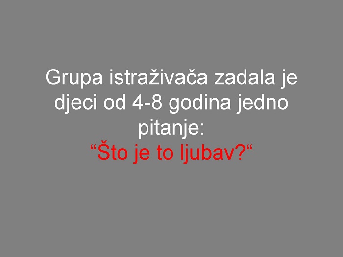 Što je ljubav?