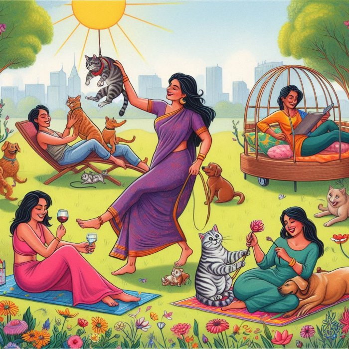 Žene i mačke će uvijek napraviti po svome...