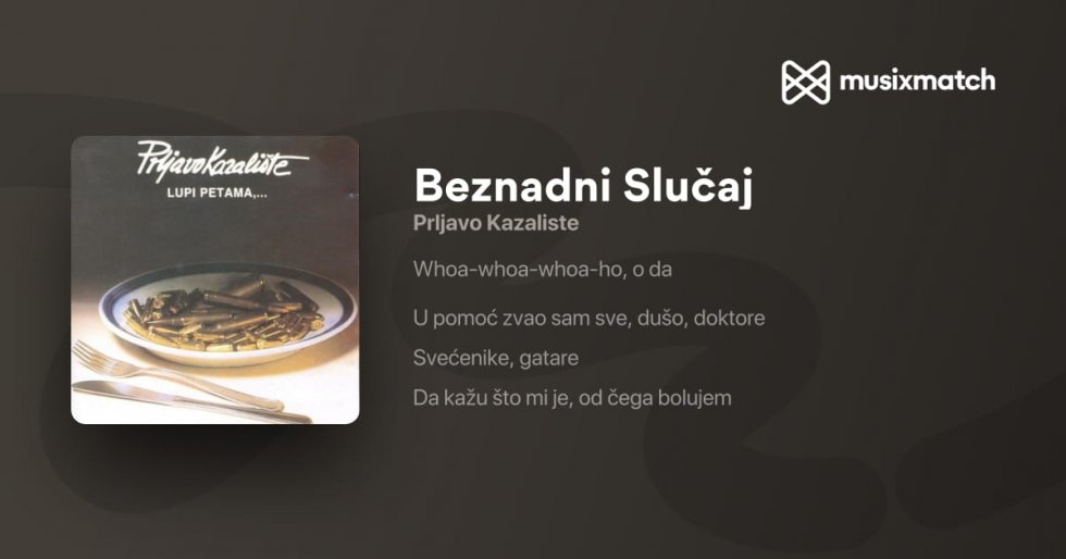 BEZNADEŽAN SLUČAJ - Prljavo kazalište