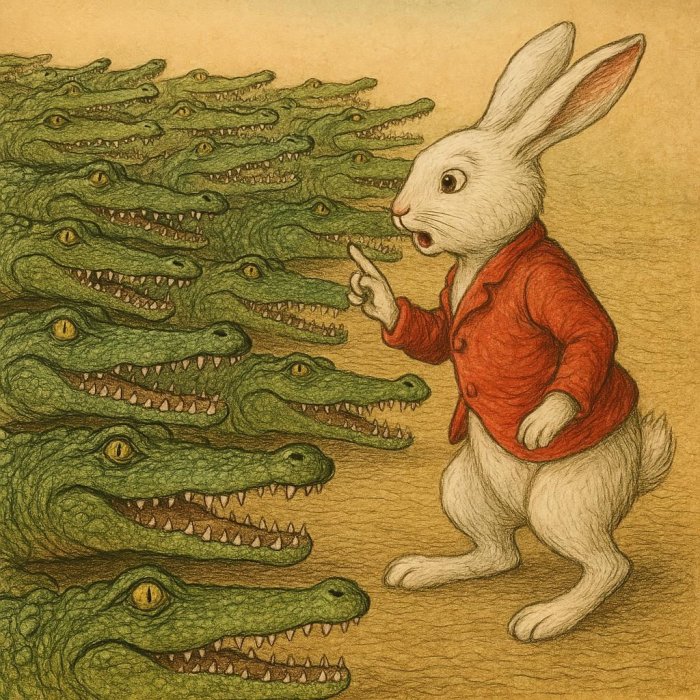 BIJELI ZEC I KROKODILI