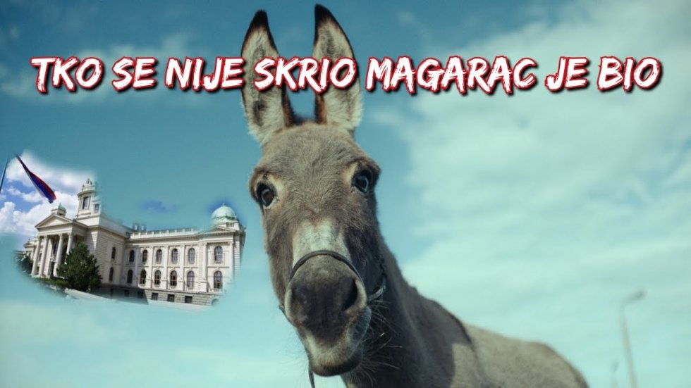 KO SE NIJE SKRIO.,magarac je bio......