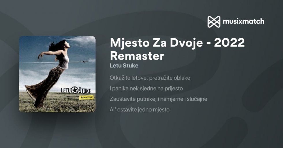 Mjesto za dvoje - LETU ŠTUKE