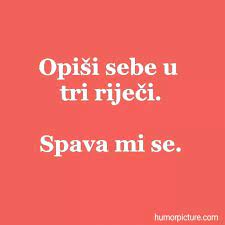 sve se svodi na spavanje