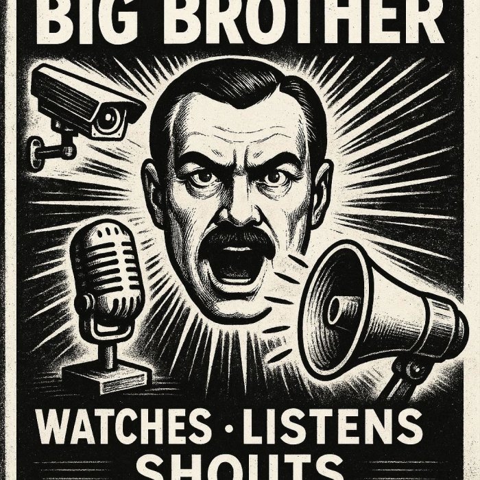 Veliki Brat gleda, sluša i viče