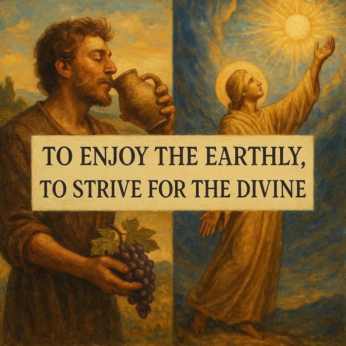 Uživati u zemaljskom, stremiti Božanskom