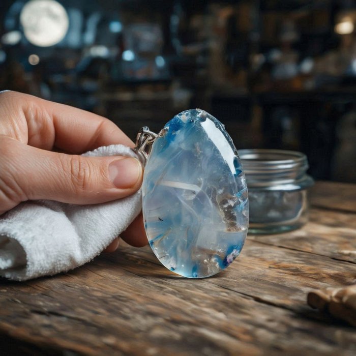 plavi ahat koji je izgubio boju