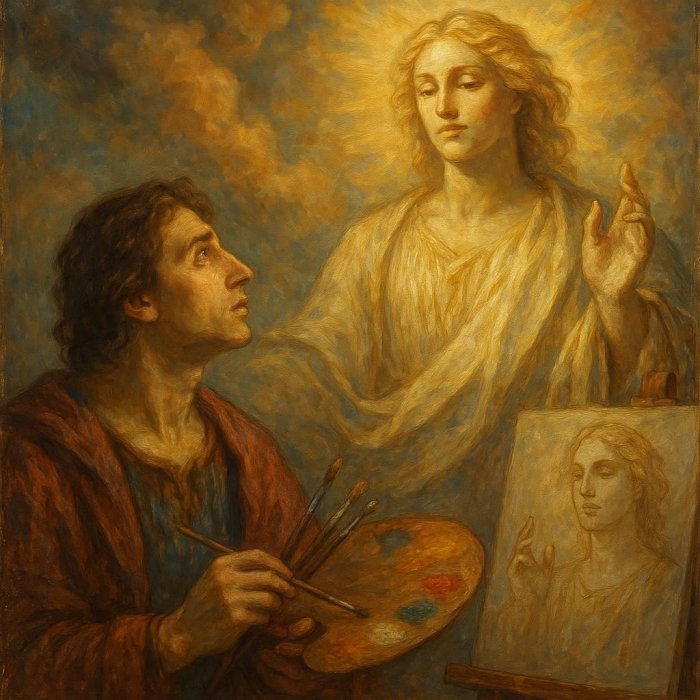 Emocionalni umjetnik vidi Boga kao idealnu ljepotu