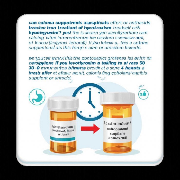 Mogu li suplementi kalcijuma uticati na terapijski tretman hipotireoze?