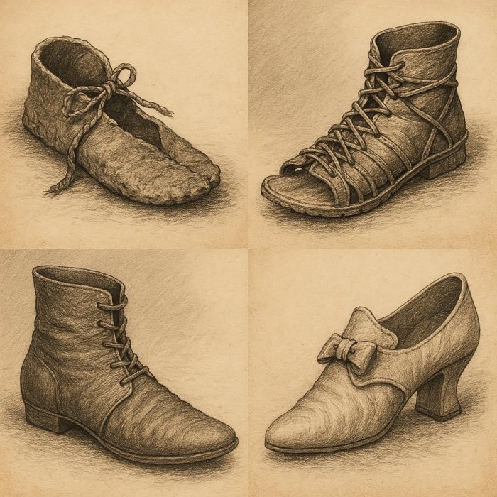 Cipele kroz povijest