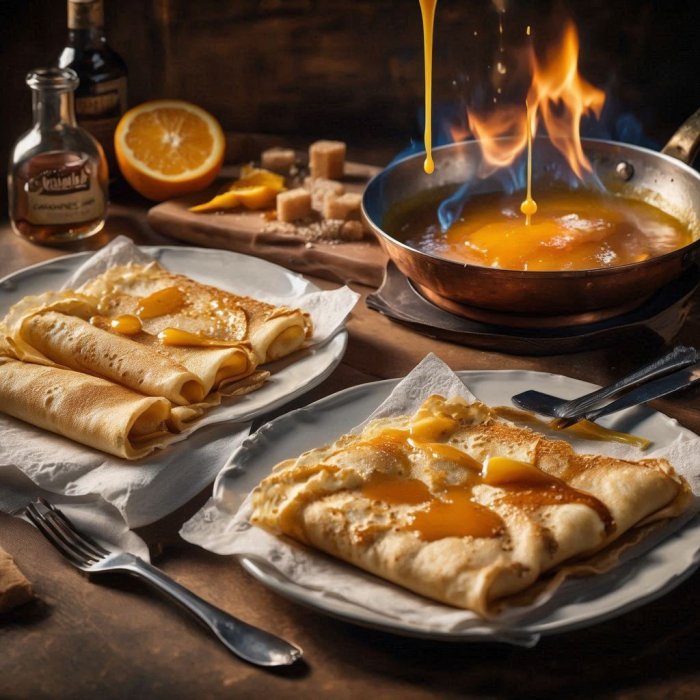 Crepes Suzette (francuske palačinke)