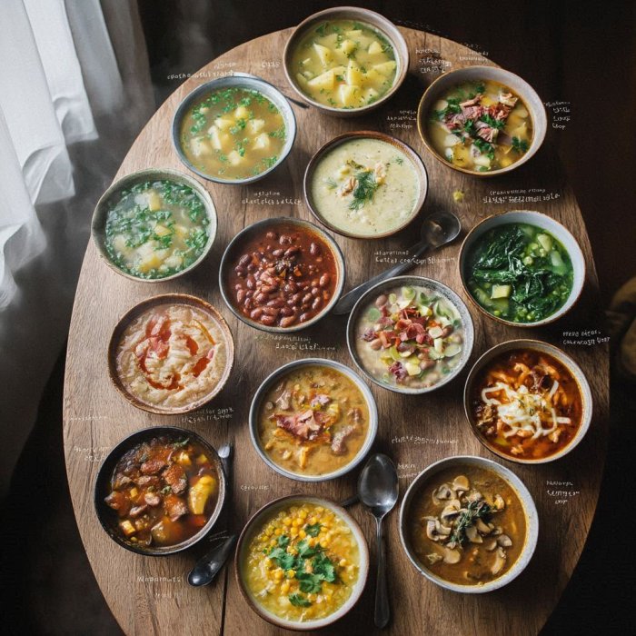 Recepti -  Predjela XIII, juhe