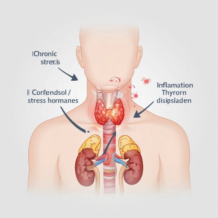 Kako stres utiče na štitastu žlezdu