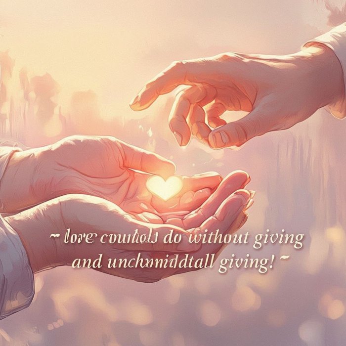 Ljubav ne može bez darivanja, i to bezuvjetnog!