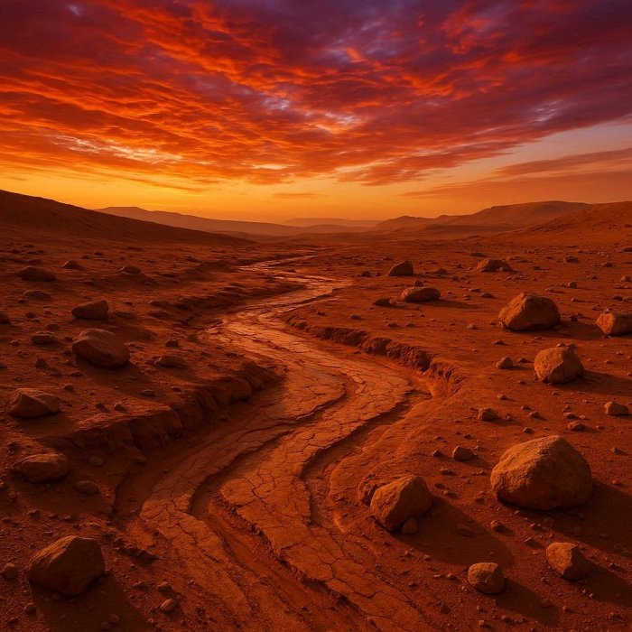 Na Marsu je nekoć kišilo