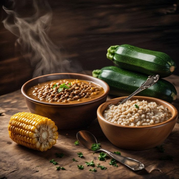 POVRĆE I VARIVA - leća,ječmena kaša, kukuruz, tikvice