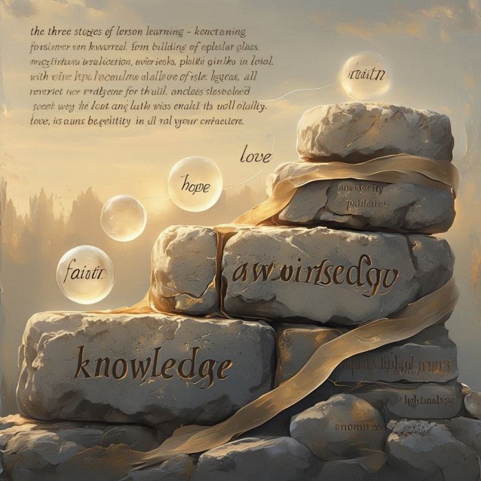 Tri stupnja učenja lekcija