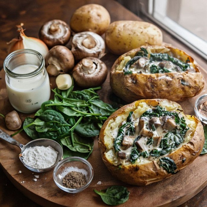 Što ću danas kuhati? - Zapečeni krumpir sa špinatom i šampinjonima
