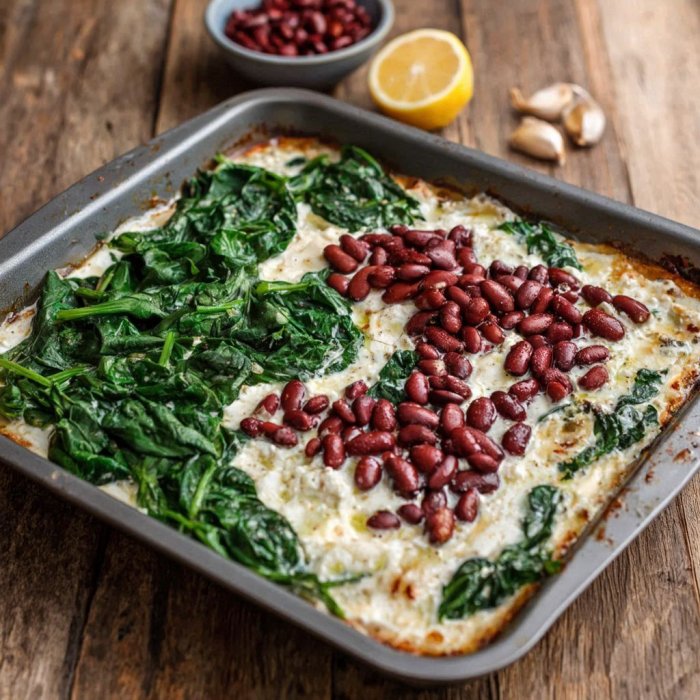 Što ću danas kuhati - Zapečeni špinat i grah u tofuu