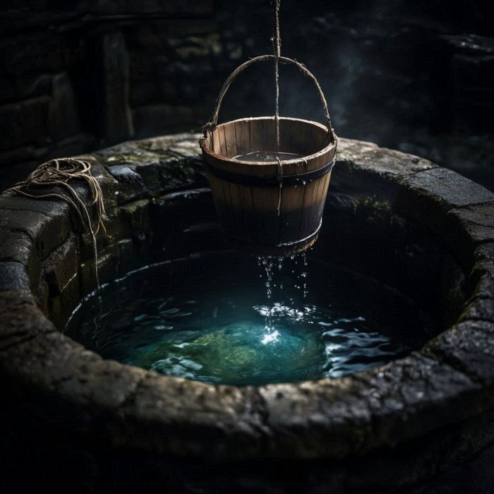 PORUKA ZA 22. LISTOPADA -  Ne možeš uzeti vodu iz zdenca ako nemaš vjedro