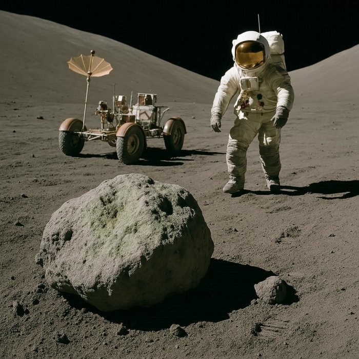 ZELENA GROMADA NA PLANINI HADLEY DELTA