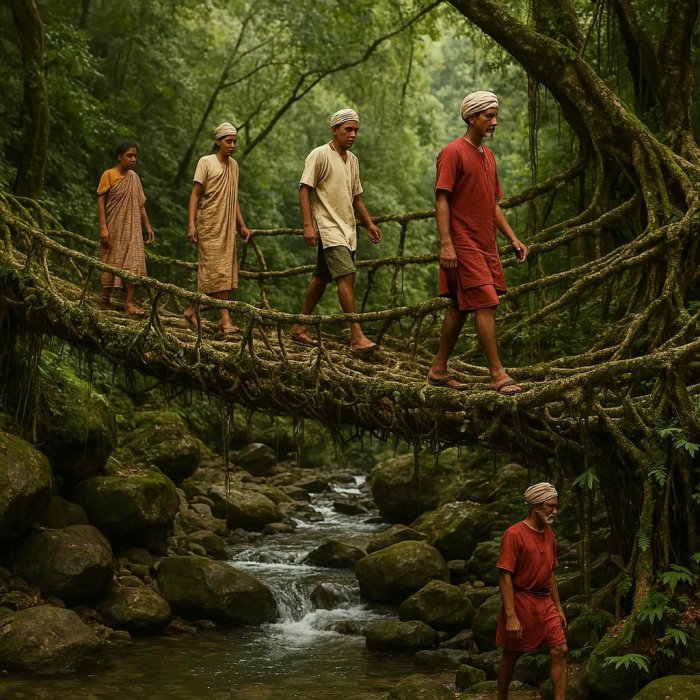 Živi mostovi plemena War-Khasis