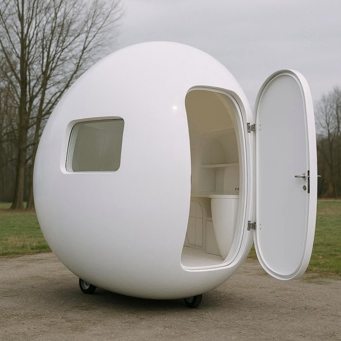 FOTO: Život i rad u pokretnom jajetu