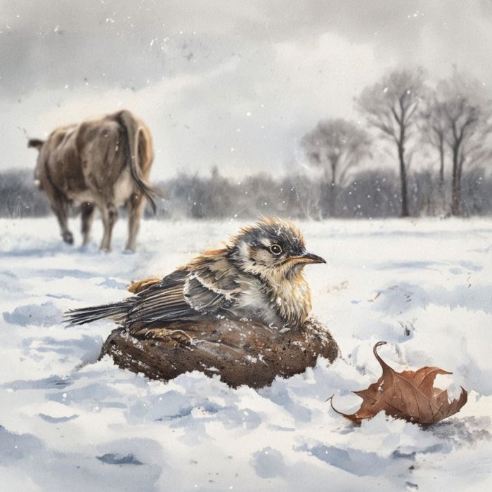 Ptić, Lisac i balega