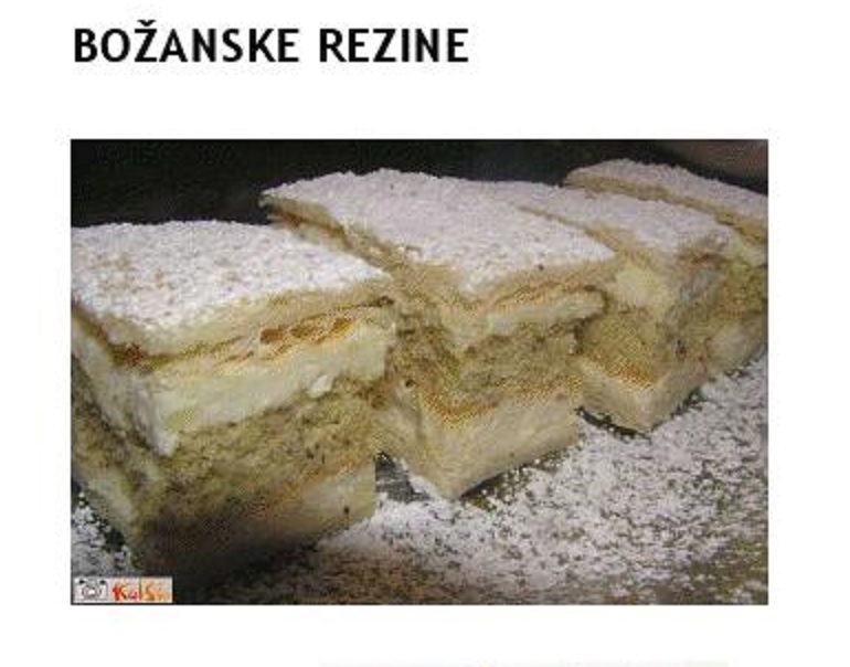 BOŽANSKE REZINE