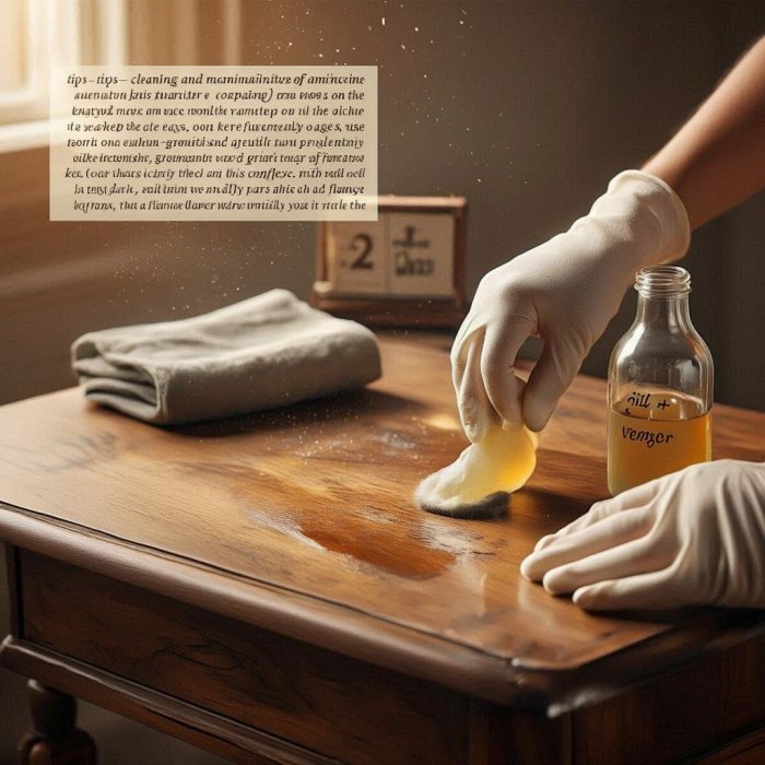 Savjeti - Čisćenje i održavanje starinskog namještaja