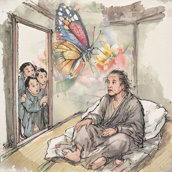 Leptir ili Čuang Cu?   /priča/