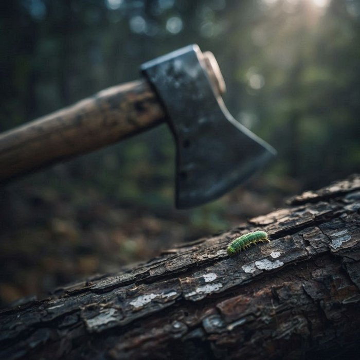 Borivoj Bukva, DA SAM GUSJENICA / haibun /