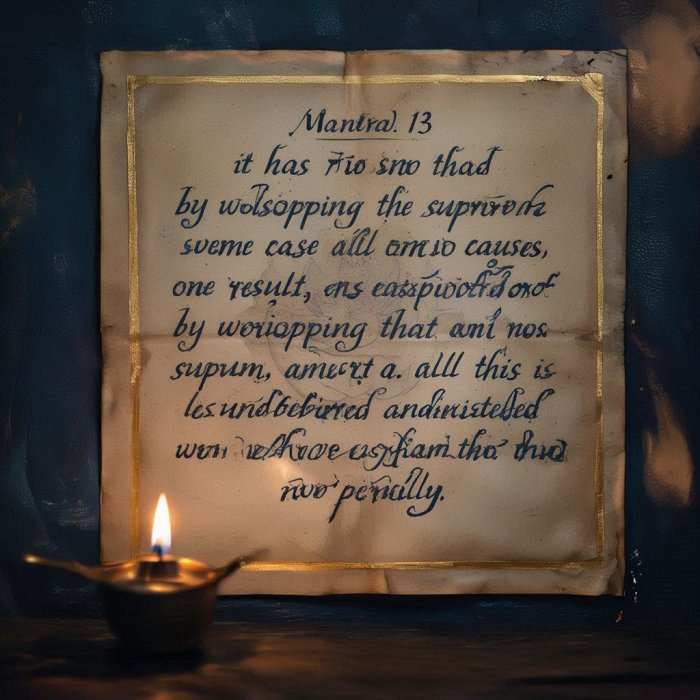 Išopanišada (13. mantra)