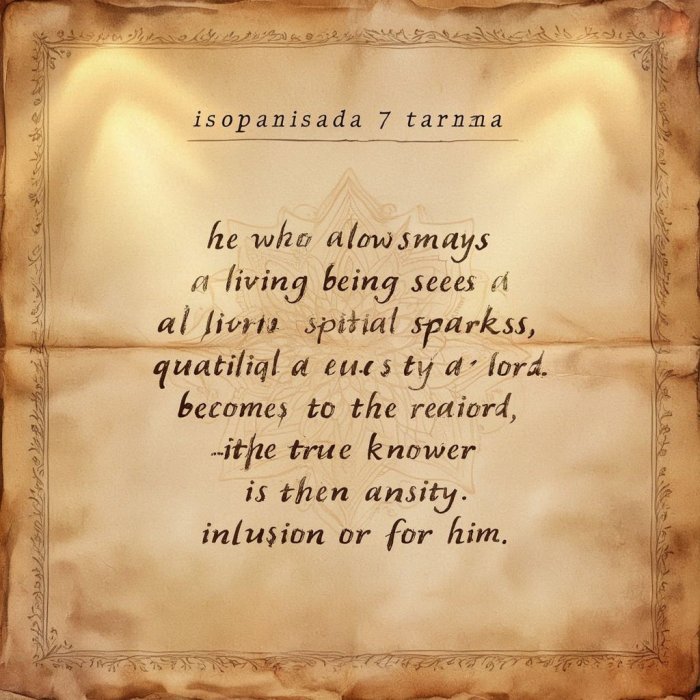 Išopanišada (7. mantra)