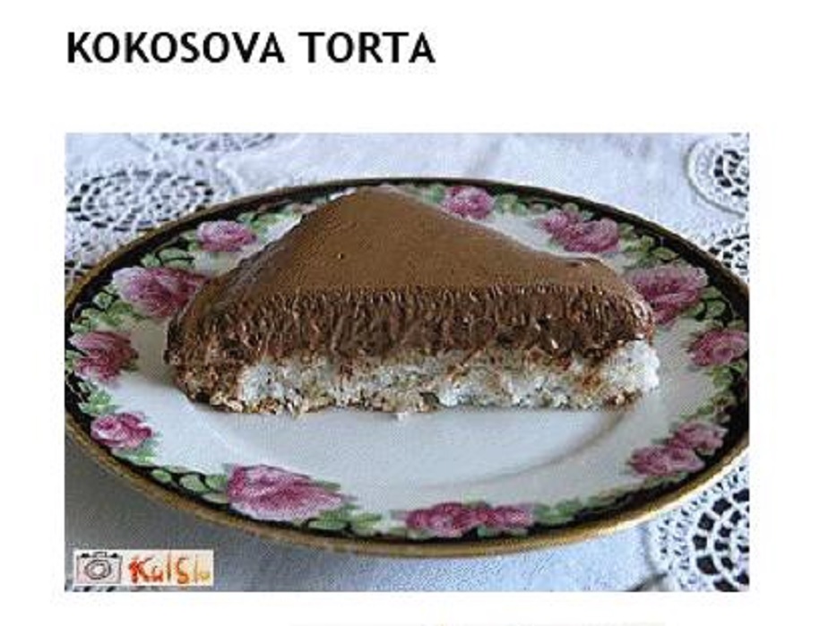 KOKOSOVA TORTA