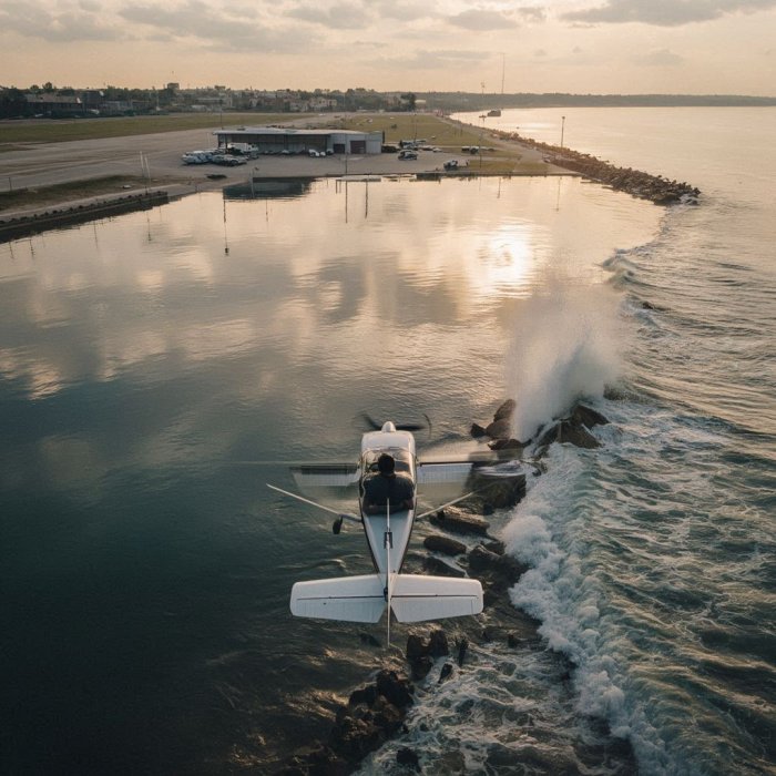 Sanjala sam da letim avionom iznad mora...
