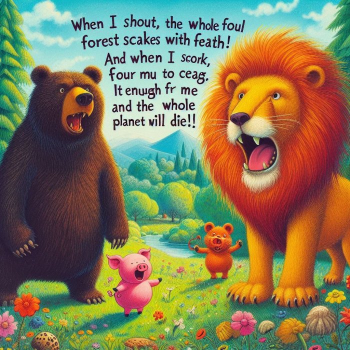 Medvjed, lav i svinja