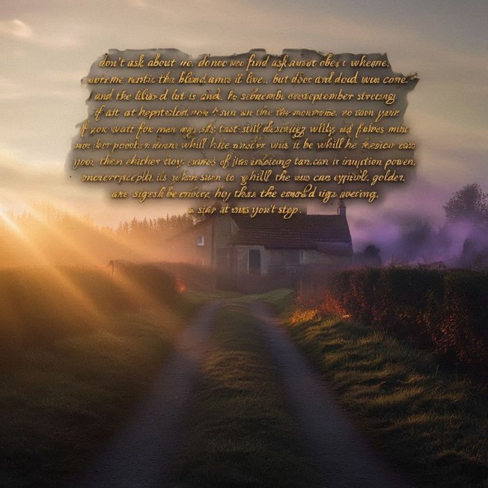 Ne raspituj se o meni