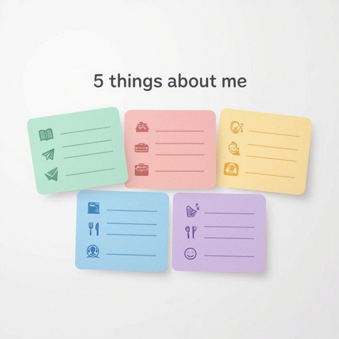 Pet stvari i o meni: