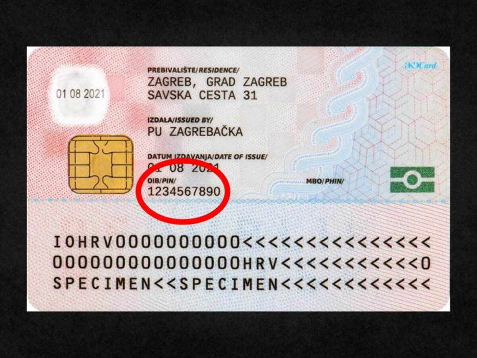 OIB-Osobni identifikacijski broj