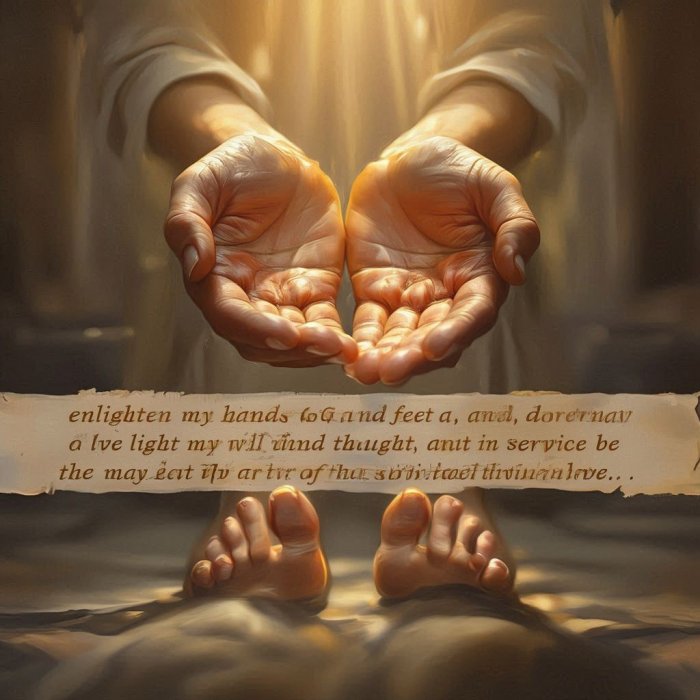 Prosvijetli moje ruke i moje noge