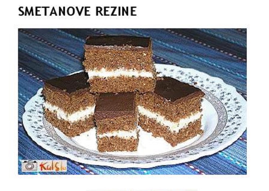 SMETANOVE REZINE