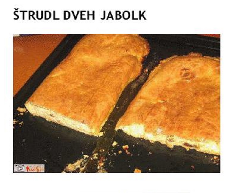 ŠTRUDL DVEH JABOLK