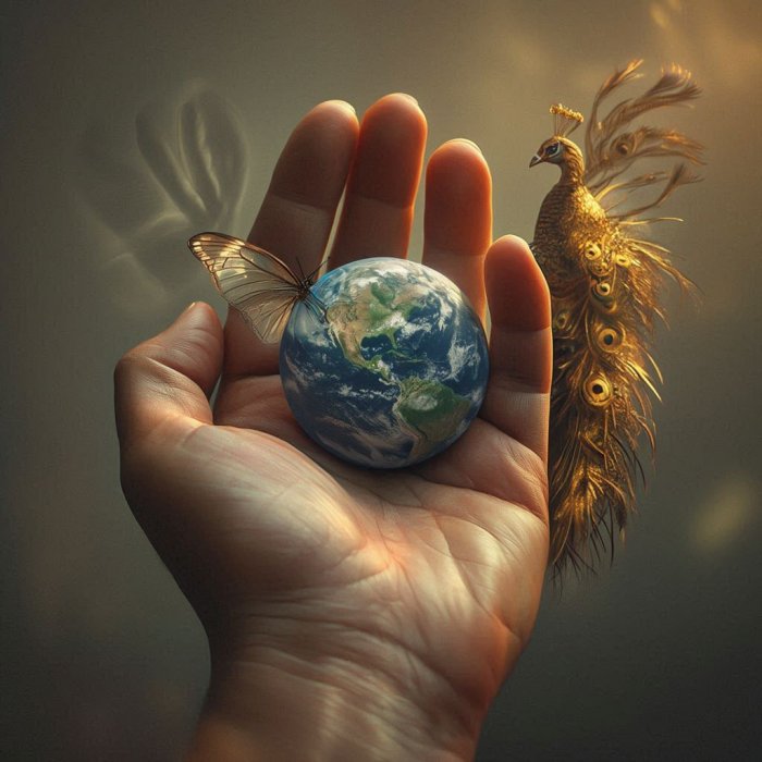 Ti ruko, koja držiš svijet na dlanu