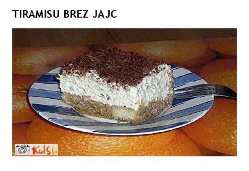 TIRAMISU BREZ JAJC