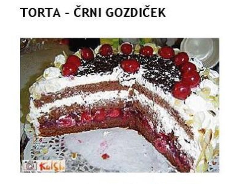 TORTA ČRNI GOZDIČEK