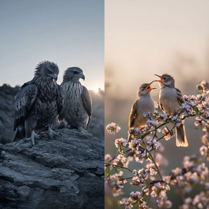 Žao mi je orla i sokola