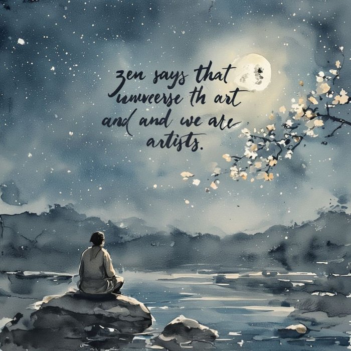 Zen govori da je cijeli univerzum umjetnost
